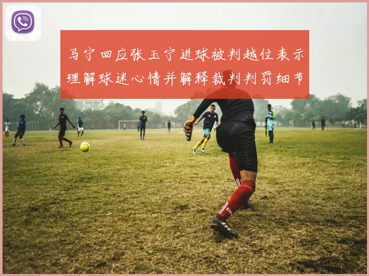马宁回应张玉宁进球被判越位表示理解球迷心情并解释裁判判罚细节